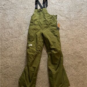 The North Face Olive Green Snow Bib